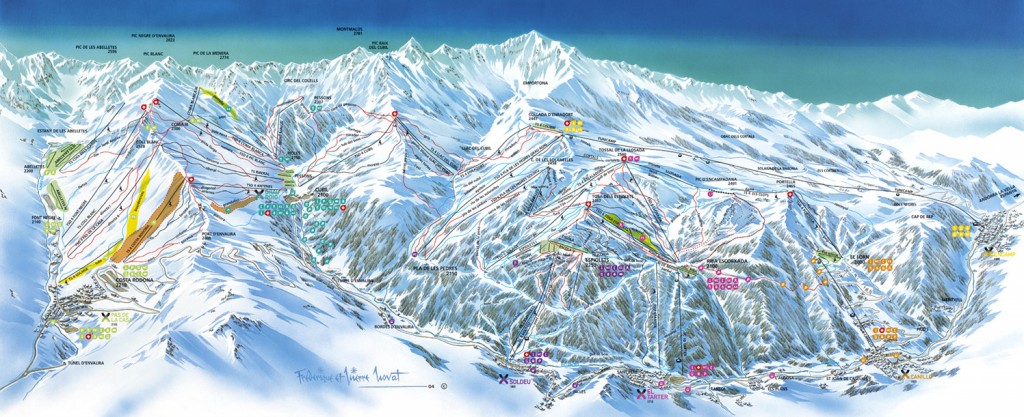 Soldeu Piste Map